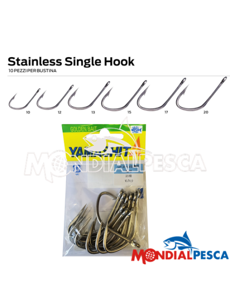 AMI YAMASHITA STAINLESS SINGLE HOOK