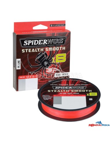SPIDERWIRE STEALTH SMOOTH X8 150MT RED