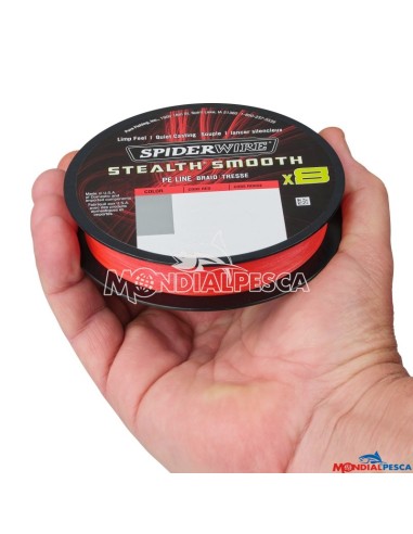 SPIDERWIRE STEALTH SMOOTH X8 150MT RED