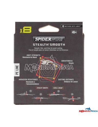 SPIDERWIRE STEALTH SMOOTH X8 150MT RED