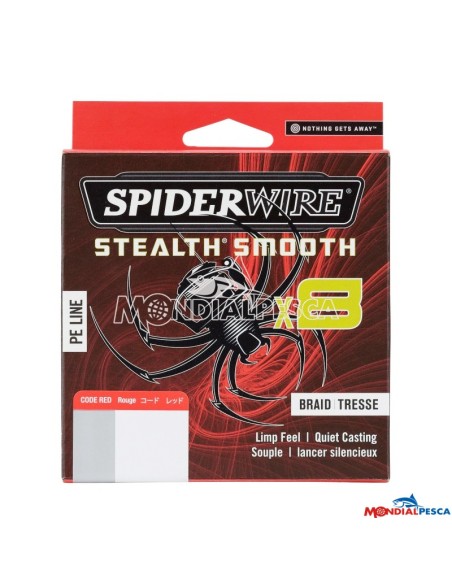 SPIDERWIRE STEALTH SMOOTH X8 300MT RED
