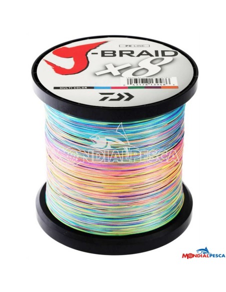 DAIWA J-BRAID X8 1500MT MULTICOLOR