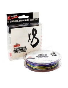 SUFIX X8 CARRIER BRAID MULTICOLOR 300M 0.165MM