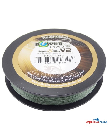 POWER PRO SUPER 8 SLICK V2 275MT MOSS GREEN