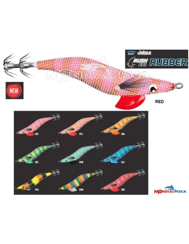 Totanara Da Eging Rush Egi Rubber Glow - Artificiale Per Pesca Di Seppie E Calamari, Luci Fluorescenti - Foto 11