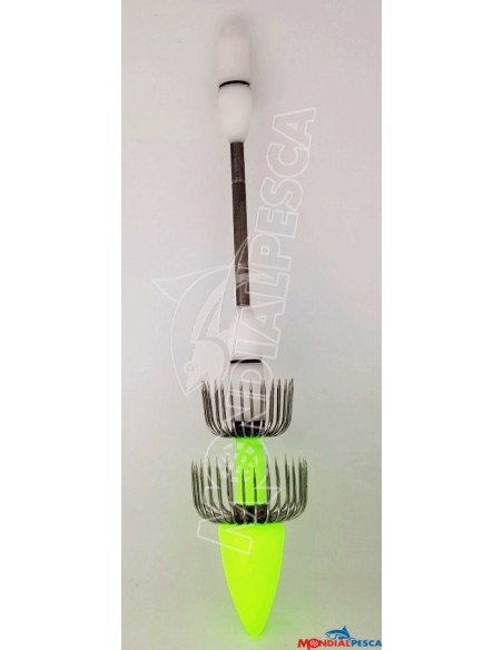 2024 NEW TOTANARA FOSFORESCENTE + ACCIAIO 2 CORONE 2 LUCI