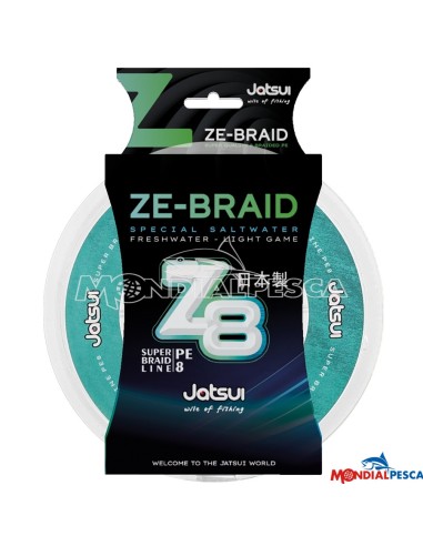 JATSUI ZE-BRAID Z8 GREEN 150MT
