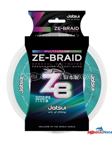 JATSUI ZE-BRAID Z8 MUTICOLOR 500MT