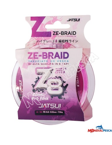 JATSUI ZE-BRAID Z8 EGING PRO150MT PINK