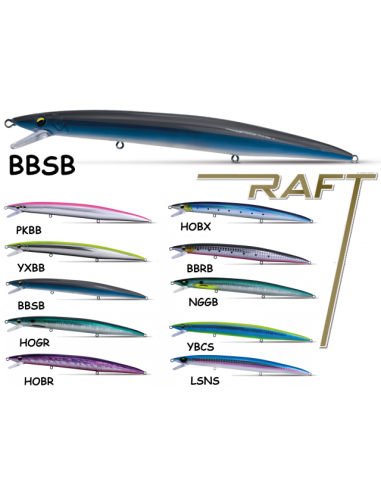 JATSUI RAFT MINNOW 140MM 14GR COL. BBRB