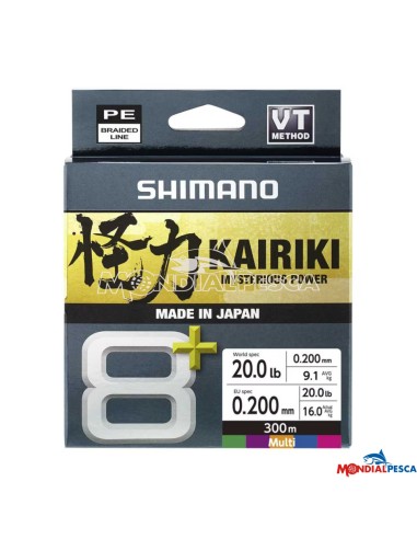 SHIMANO KAIRIKI 8+ 300MT MULTICOLOR