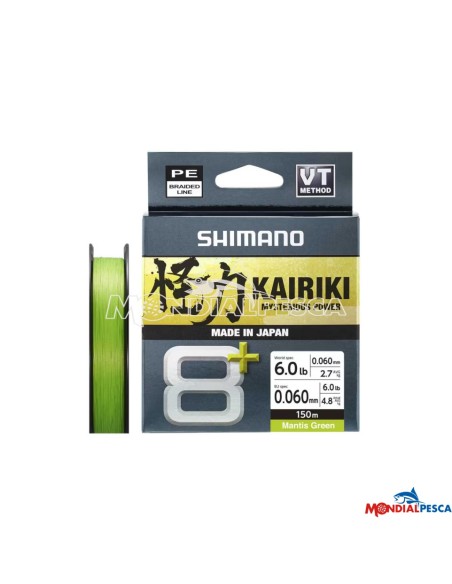 SHIMANO KAIRIKI 8+ 300MT GREEN