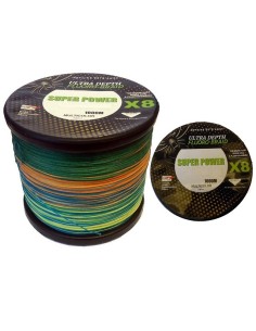 ULTRA DEPTH SUPER POWER X-8 1000MT 0.41MM 55.0KG DARK RED 2