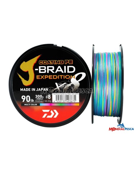 J-BRAID EXPEDITION X8 150MT MULTICOLOR