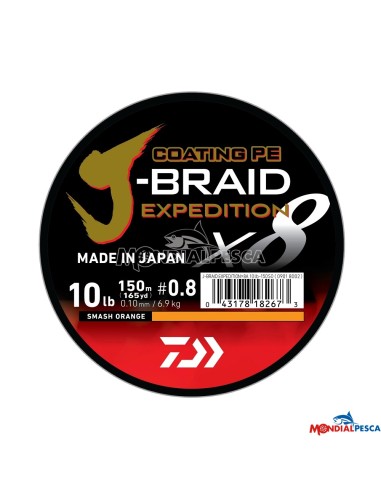 J-BRAID EXPEDITION X8 150MT MULTICOLOR