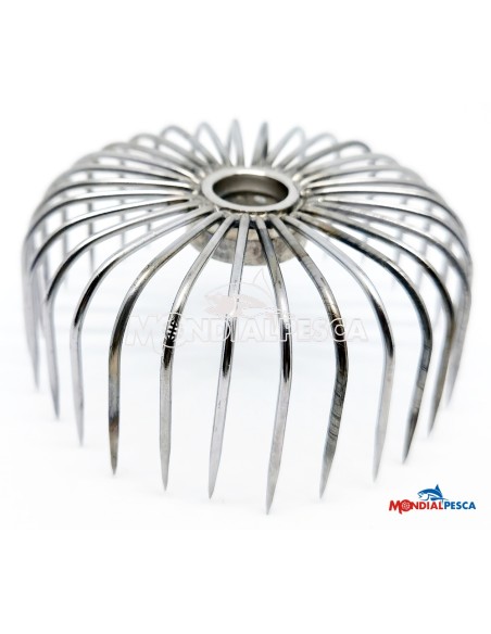 CORONA ACCIAIO INOX 95MM TONDA