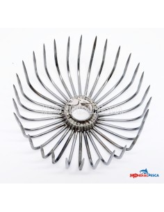 CORONA ACCIAIO INOX 95MM TONDA