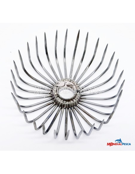 CORONA ACCIAIO INOX 95MM TONDA