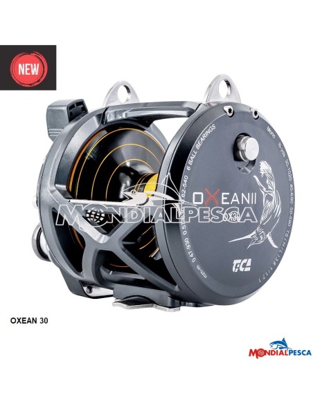 COMBO MULINELLO TICA OXEAN II MONO NEW MODEL 30LB + CANNA FALCON PEPPERS VORTEX STAD UP 30-50LB + BERKLEY TRILENE BIG GAME