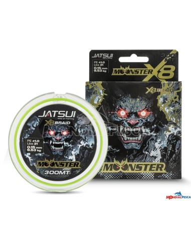 JATSUI MOONSTER BRAID GREEN 300MT