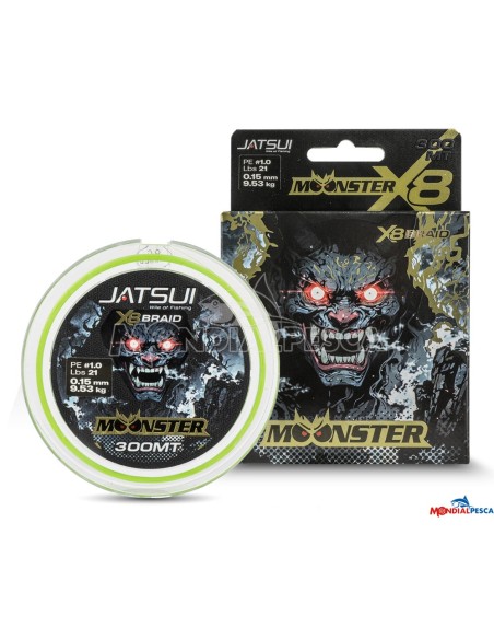 JATSUI MOONSTER BRAID GREEN 500MT