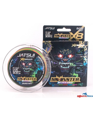 JATSUI MOONSTER BRAID MULTICOLOR 300MT