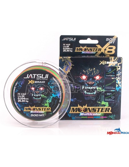 JATSUI MOONSTER BRAID MULTICOLOR 500MT