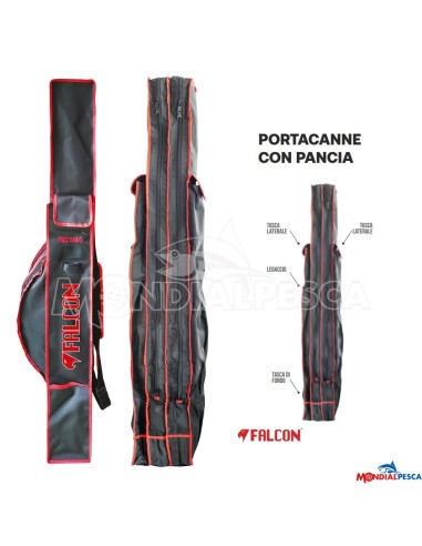 FALCON FODERO PORTACANNE CON PANCIA H170