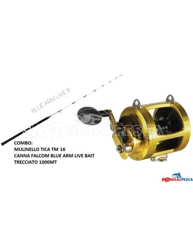 COMBO MULINELLO TICA TM SERIES GOLD 16EW+CANNA...