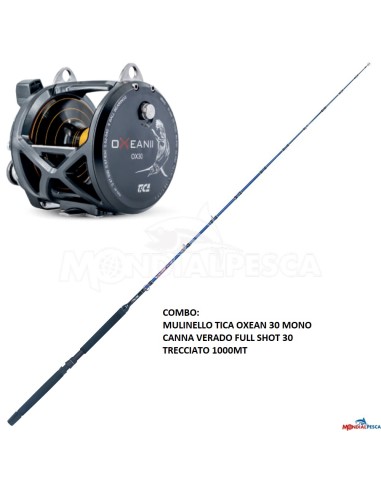 COMBO MULINELLO TICA OXEAN II MONO 30+CANNA...