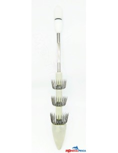 NEW TOTANARA FOSFORESCENTE IN ALLUMINIO 3 CORONE 1 LUCE