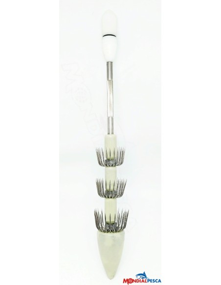 NEW TOTANARA FOSFORESCENTE IN ALLUMINIO 3 CORONE 1 LUCE