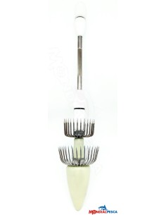 NEW TOTANARA FOSFORESCENTE IN ALLUMINIO 2 CORONE 2 LUCI