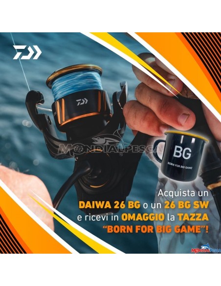 DAIWA 26 BG LT + TAZZA BG omaggio
