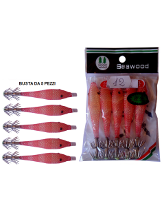 SQUID SEA WOOD 9cm col. 12 GLOW