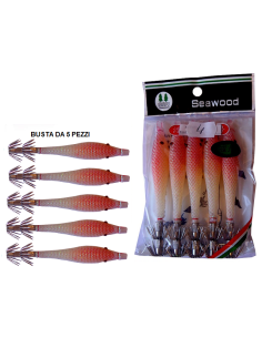SQUID SEA WOOD 11cm col. 4 GLOW