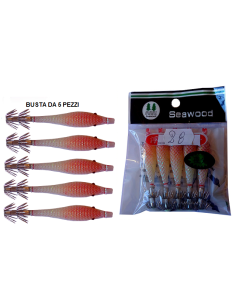 SQUID SEA WOOD 7,5cm col. 28 GLOW