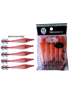 SQUID SEA WOOD 9cm col. 18 GLOW
