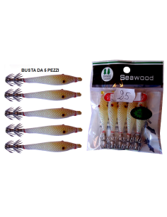SQUID SEA WOOD 7,5cm col. 25A GLOW
