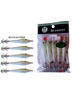 SQUID SEA WOOD 9cm col. 17 GLOW