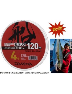 DAIWA D-FRON FUNE 100% FLUOROCARBON 120mt 0.285mm 3# SCONTO 30%