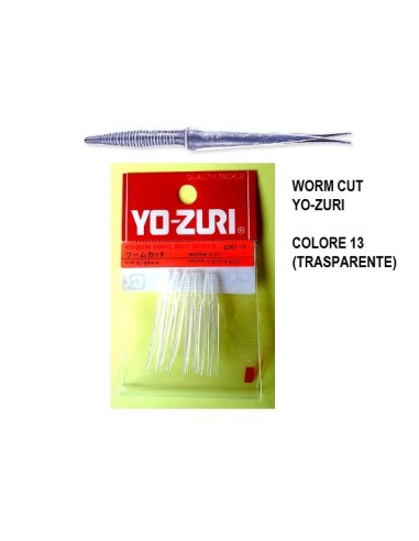 YO-ZURI WORM CUT 35mm (S) COL. 13