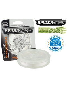 SPIDERWIRE STEALTH SMOOTH 8 FILI 150MT 0.25mm TRANSLUCENT