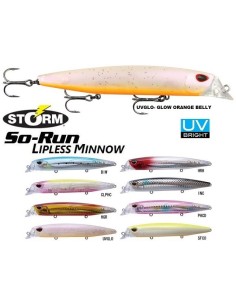 STORM SO-RUN LIPLESS MINNOW 120mm UVGLO