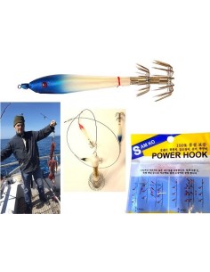 PESCIOLINO FLUORESCENTE POWER HOOK 11CM BLU