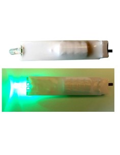 LUCE A 1 LED INTERMITTENTE CON INTERRUTTORE VERDE