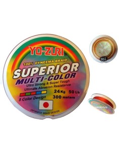 YO-ZURI SUPERIOR MULTICOLOR 300MT 30LB