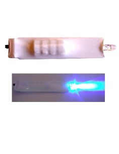 NUOVA LUCE A 1 LED INTERMITTENTE CON INTERRUTTORE BLU