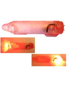 NUOVA LUCE AD ACQUA INTERMITTENZA VELOCE 2 LED ROSSA