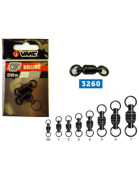 VMC GIRELLE 3260BN N°2 INOX 3PZ